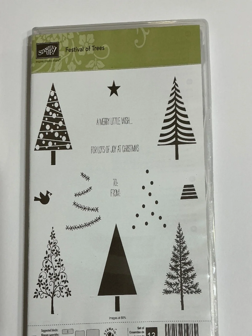 Stampin’ Up Festival Of Trees Stamp Set